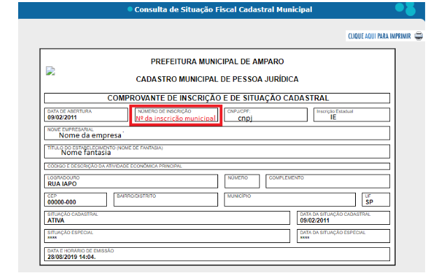 Inscri O Municipal Entenda O Que E Como Emitir O Comprovante Hot Sex 0623